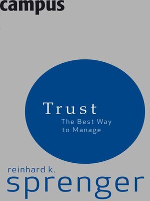 cover image of Trust